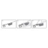 TAIETOR FAIANTA CU BAZA ALUMINIU SI RULMENT 500MM