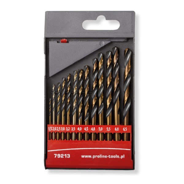 SET BURGHIE METAL HSS 135° IN CASETA 1.5-6.5MM - 13P. SET BURGHIE METAL HSS 135° IN CASETA 1.5-6.5MM - 13P.