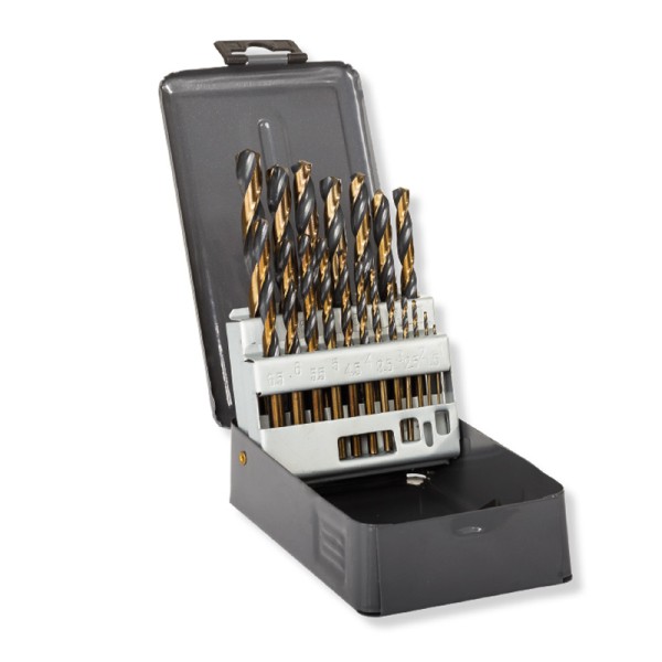 SET BURGHIE METAL HSS 135° IN CUTIE 1-10MM - 19P.