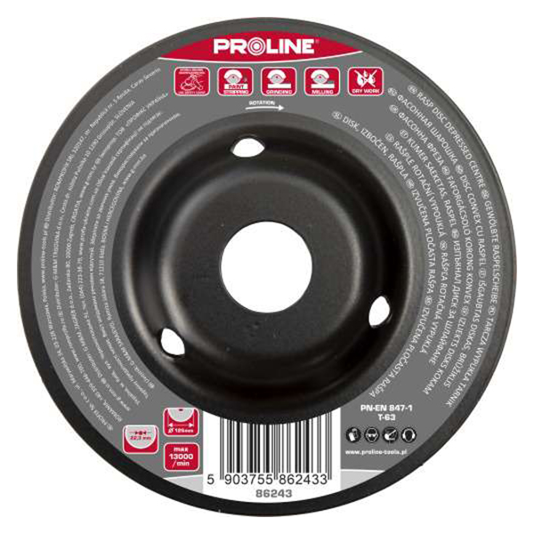 DISC RASPEL DEPRESAT / FIN - 125MM DISC RASPEL DEPRESAT / FIN - 125MM