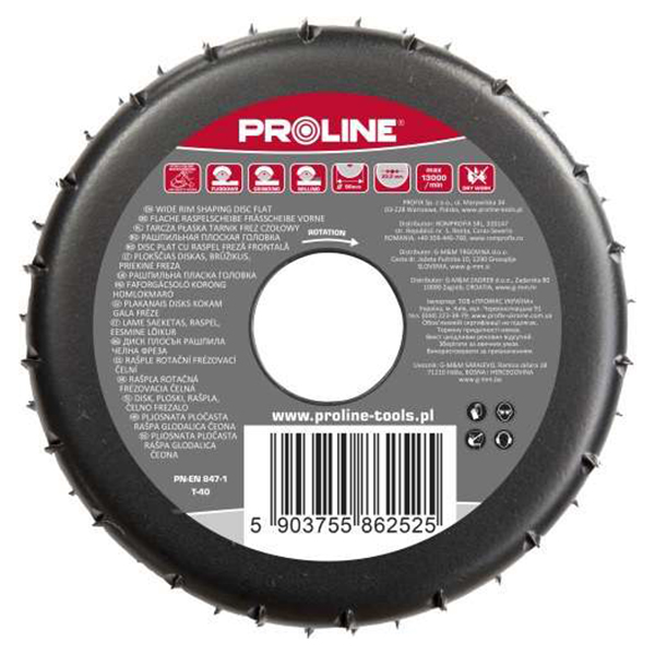DISC RASPEL CAROTA PLAT / FRONTAL - 120MM DISC RASPEL CAROTA PLAT / FRONTAL - 120MM