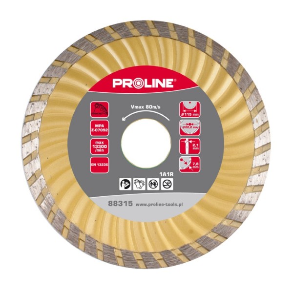 DISC DIAMANTAT TURBO CANELAT SUPER DUR 115MM