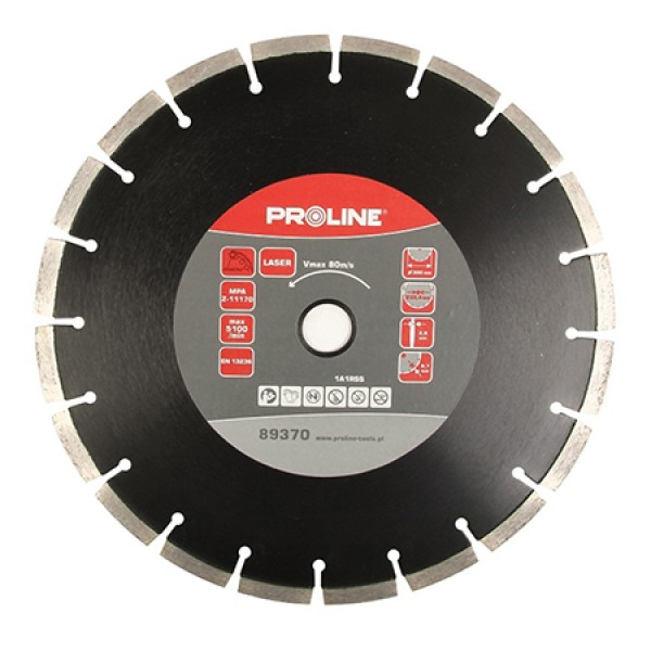 DISC DIAMANTAT SEGMENTAT LASER DE BETON 350MM / 25.4MM DISC DIAMANTAT SEGMENTAT LASER DE BETON 350MM / 25.4MM