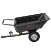 Remorca basculanta pentru tractoras gazon si ATV, 285L, max 300kg, polipropilena