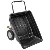 Remorca basculanta pentru tractoras gazon si ATV, 285L, max 300kg, polipropilena