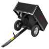 Remorca Basculanta din Otel Proline-m, pentru ATV si Tractoras Gazon, Capacitate 250 Kg, 235 Litri