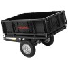Remorca basculanta curte si gradina Proline-m, capacitate 250 kg, volum 295 l, din otel, cu protap si grila