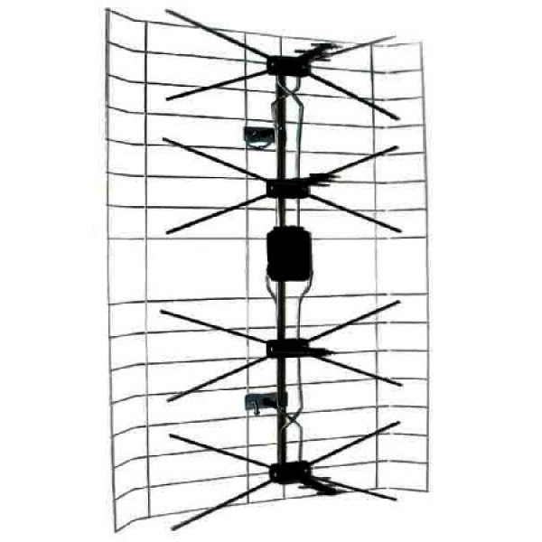 Antena exterior cu amplificator 13.5-60db - câștig 60 db