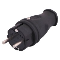 STECHER LINIAR CAUCIUCAT CU MANSON LUNG / NEGRU