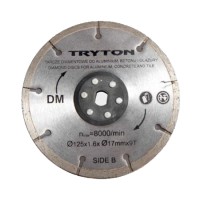 Tpd860k disc diamantat 125mm cu lamă dublă pentru tăieri precise