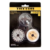 Accesoriu tpw500k - disc metal/lemn/diamantat 54mm, 3 piese