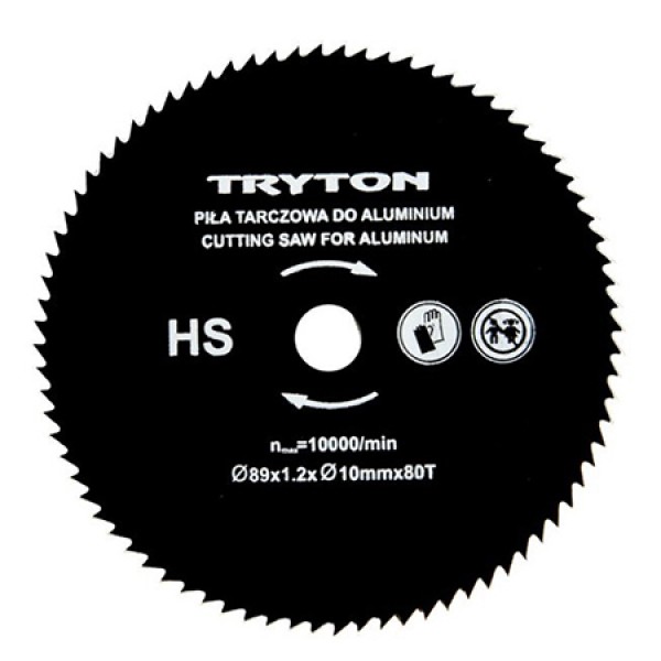 Accesoriu tpw600k - disc metal 89mm cu 80 dinți pentru tăiere precisă