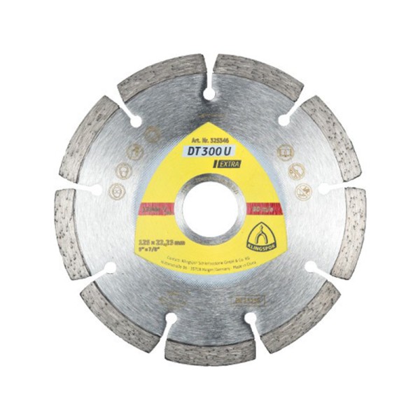 DISC DIAMANTAT SEGMENTAT 125MM DT300U DISC DIAMANTAT SEGMENTAT 125MM DT300U