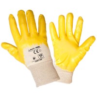 MANUSA NITRIL CU BUMBAC INVELITA DORSAL MODERAT - 10