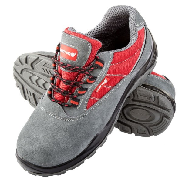 PANTOF PIELE-INTOARSA-TESUT / GRI-ROSU (S1PSRC) - 41 PANTOF PIELE-INTOARSA-TESUT / GRI-ROSU (S1PSRC) - 41