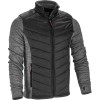 JACHETA CU IMPRIMEU SI MATLASARE / GRI-NEGRU - 2XL JACHETA CU IMPRIMEU SI MATLASARE / GRI-NEGRU - 2XL