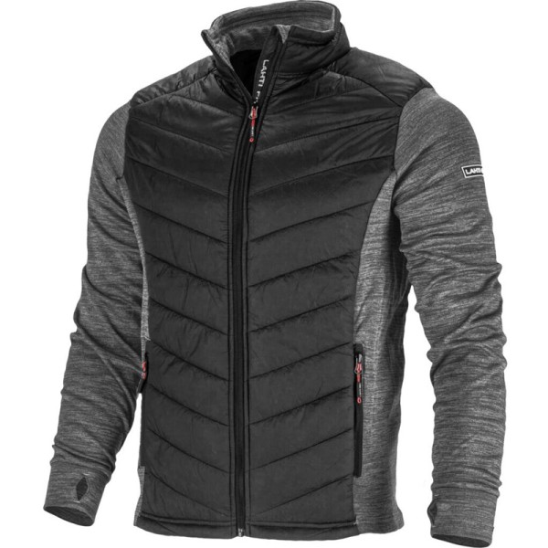 JACHETA CU IMPRIMEU SI MATLASARE / GRI-NEGRU - 2XL JACHETA CU IMPRIMEU SI MATLASARE / GRI-NEGRU - 2XL