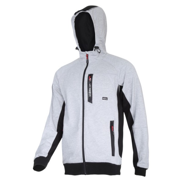 JACHETA HANORAC PREMIUM CU GLUGA SI FERMOAR / GRI - 3XL