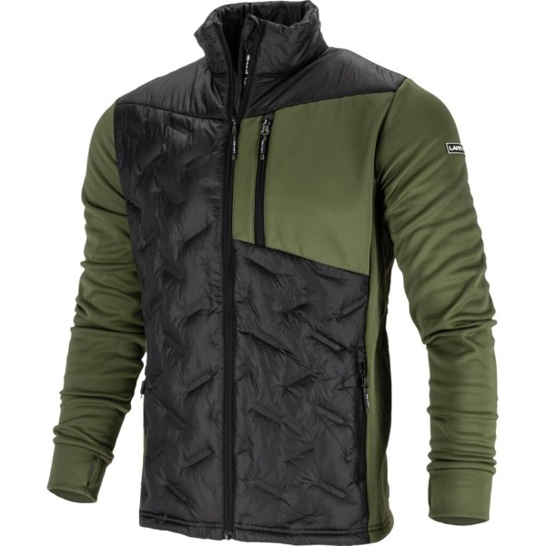 JACHETA MEDIU-ELASTICA CU MATLASARE / VERDE-NEGRU - 2XL