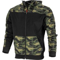 JACHETA HANORAC CU GLUGA SI FERMOAR / CAMUFLAJ - 2XL