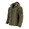 JACHETA POLAR IMPERMEABILA CU GLUGA / KAKI - 2XL