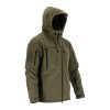 JACHETA POLAR IMPERMEABILA CU GLUGA / KAKI - 2XL
