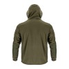 JACHETA POLAR IMPERMEABILA CU GLUGA / KAKI - 2XL