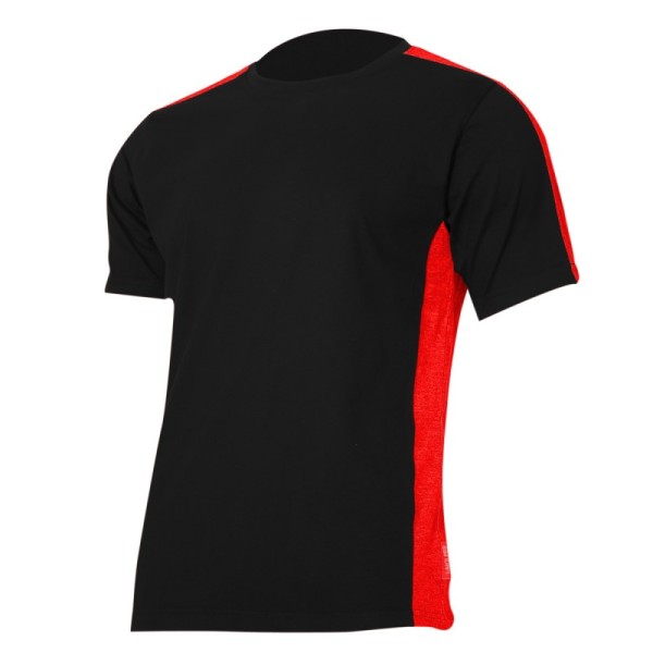 TRICOU BUMBAC MULTICOLOR / NEGRU-ROSU - M TRICOU BUMBAC MULTICOLOR / NEGRU-ROSU - M