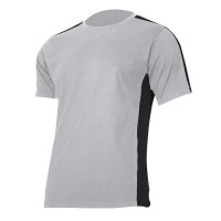 TRICOU BUMBAC MULTICOLOR / GRI-NEGRU - 2XL