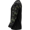 TRICOU BUMBAC CU MANECA LUNGA / NEGRU-CAMUFLAJ - 2XL TRICOU BUMBAC CU MANECA LUNGA / NEGRU-CAMUFLAJ - 2XL