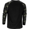 TRICOU BUMBAC CU MANECA LUNGA / NEGRU-CAMUFLAJ - 2XL TRICOU BUMBAC CU MANECA LUNGA / NEGRU-CAMUFLAJ - 2XL