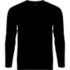 TRICOU BUMBAC SUBTIRE CU MANECA LUNGA / NEGRU - S