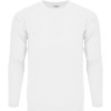TRICOU BUMBAC SUBTIRE CU MANECA LUNGA / ALB - XL