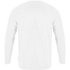 TRICOU BUMBAC SUBTIRE CU MANECA LUNGA / ALB - XL