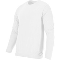 TRICOU BUMBAC SUBTIRE CU MANECA LUNGA / ALB - 2XL