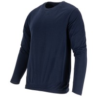 TRICOU BUMBAC SUBTIRE CU MANECA LUNGA / BLEUMARIN - 2XL