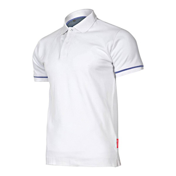 TRICOU BUMBAC POLO / ALB - L TRICOU BUMBAC POLO / ALB - L