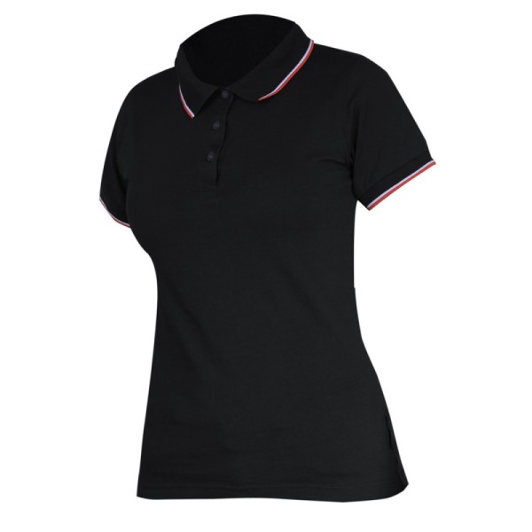 TRICOU BUMBAC POLO (DAMA) / NEGRU - 2XL TRICOU BUMBAC POLO (DAMA) / NEGRU - 2XL
