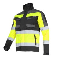 JACHETA REFLECTORIZANTA SLIM-FIT / VERDE - 2XL