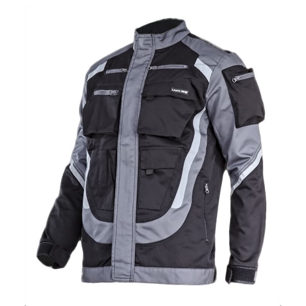 JACHETA LUCRU GROASA PREMIUM NEGRU-GRI - 3XL/H-194 JACHETA LUCRU GROASA PREMIUM NEGRU-GRI - 3XL/H-194