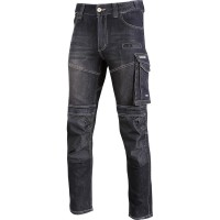 PANTALON LUCRU TIP-BLUGI SLIM-FIT ELASTIC INCHISI - 2XL