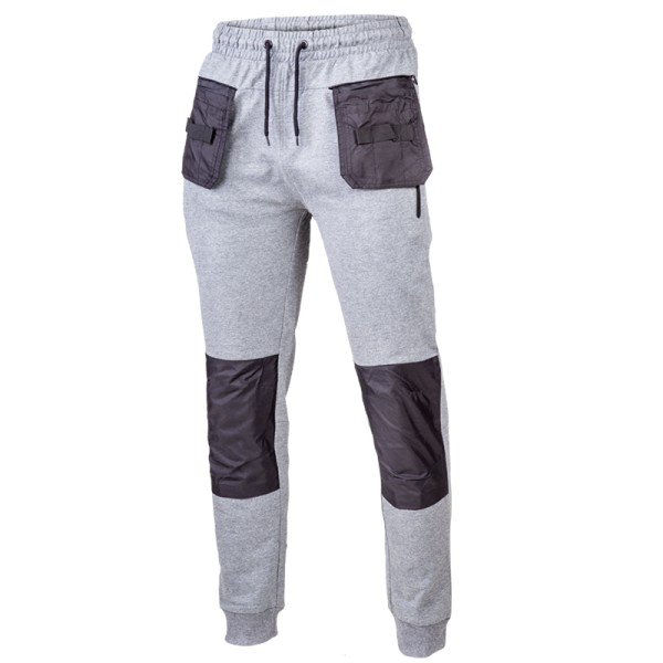 PANTALON TRENING CU BUZUNARE ADITIONALE / GRI - 3XL