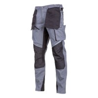 PANTALON LUCRU SLIM-FIT ELASTIC / GRI - 2XL/H-188