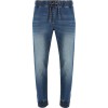 PANTALON TIP-BLUGI ELASTIC CU SNUR SI MANSETE - L