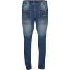 PANTALON TIP-BLUGI ELASTIC CU SNUR SI MANSETE - L