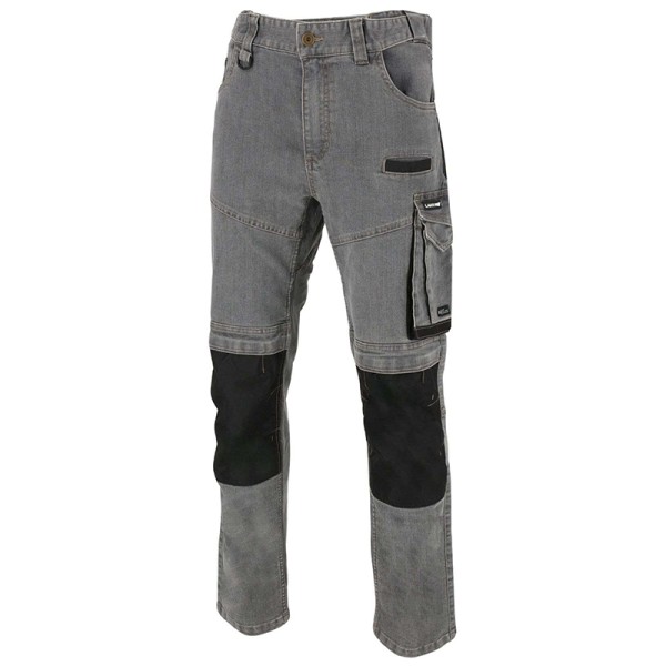 PANTALON LUCRU TIP-BLUGI SLIM-FIT ELASTIC GRI - M PANTALON LUCRU TIP-BLUGI SLIM-FIT ELASTIC GRI - M