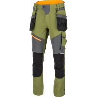 PANTALON LUCRU SUPER-FLEXIBIL / VERDE - 2XL