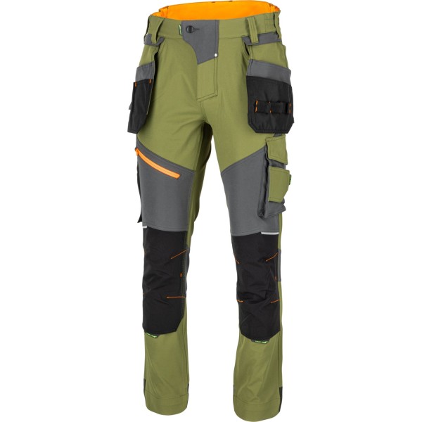 PANTALON LUCRU SUPER-FLEXIBIL / VERDE - 2XL PANTALON LUCRU SUPER-FLEXIBIL / VERDE - 2XL