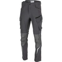PANTALON LUCRU SLIM-FIT-ELASTIC INTARIT / GRI - 2XL