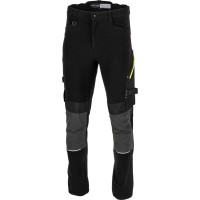 PANTALON LUCRU SLIM-FIT-ELASTIC DURABIL / NEGRU - 2XL